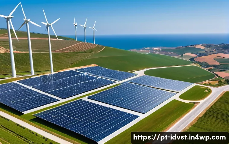 임팩트 투자자 네트워킹 방법 - **Sustainable Energy Innovation in Portugal**
A vibrant, optimistic, and high-tech aerial shot o...