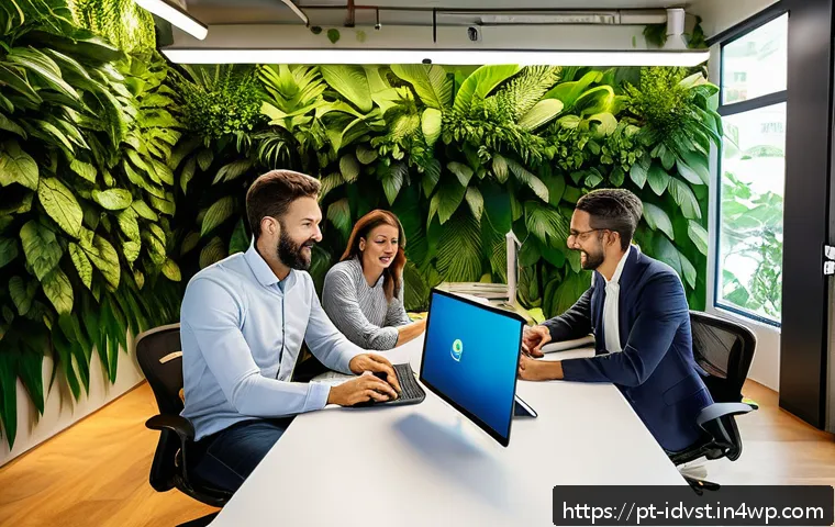임팩트 투자와 기술적 혁신 - A vibrant Brazilian startup office focused on social impact investing, showing diverse young profess...
